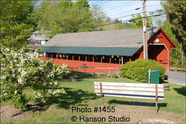 Brattleboro, VT - Creamery Bridge - Side - Summer